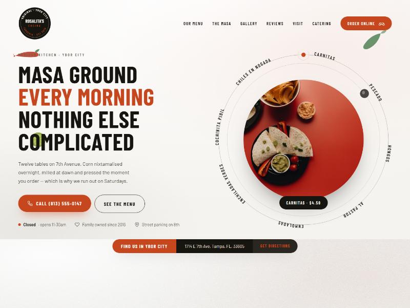 Rosalita's Cocina — homepage